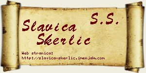 Slavica Skerlić vizit kartica
